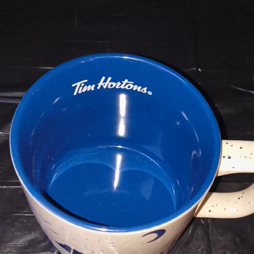 Tim Hortons Bear Mountain Blue Night Limited Edition Ceramic Mug - Picture 5 of 6